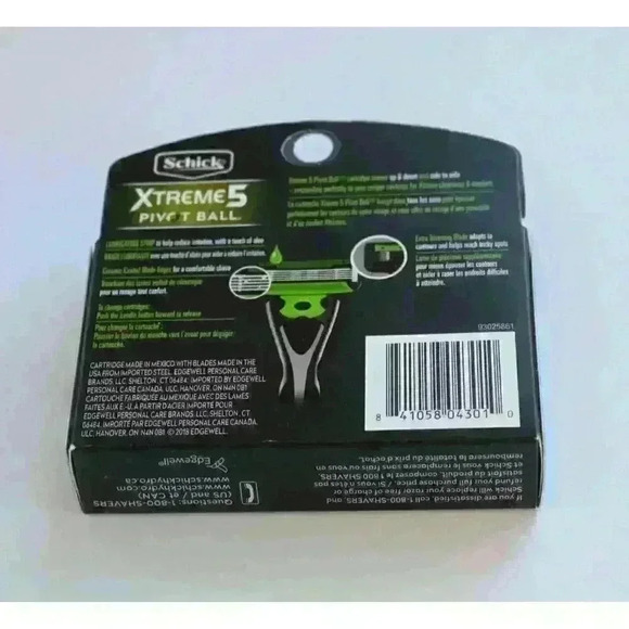Schick Xtreme 5 Pivot Ball Men's Razor Blade Refills, 4 count NEW Blades only - Picture 7 of 7